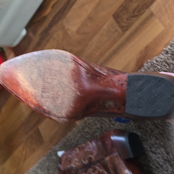 Women's clay Santa fe cowboy boots - Picture 8 of 11